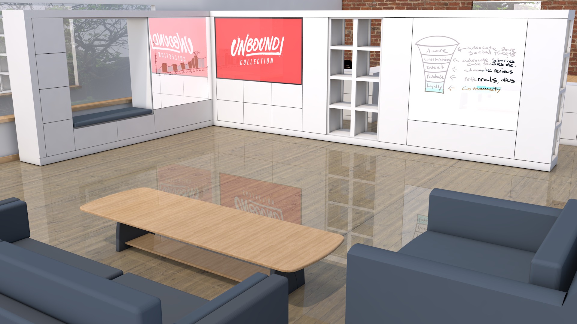 Tradeshow design and concept rendering